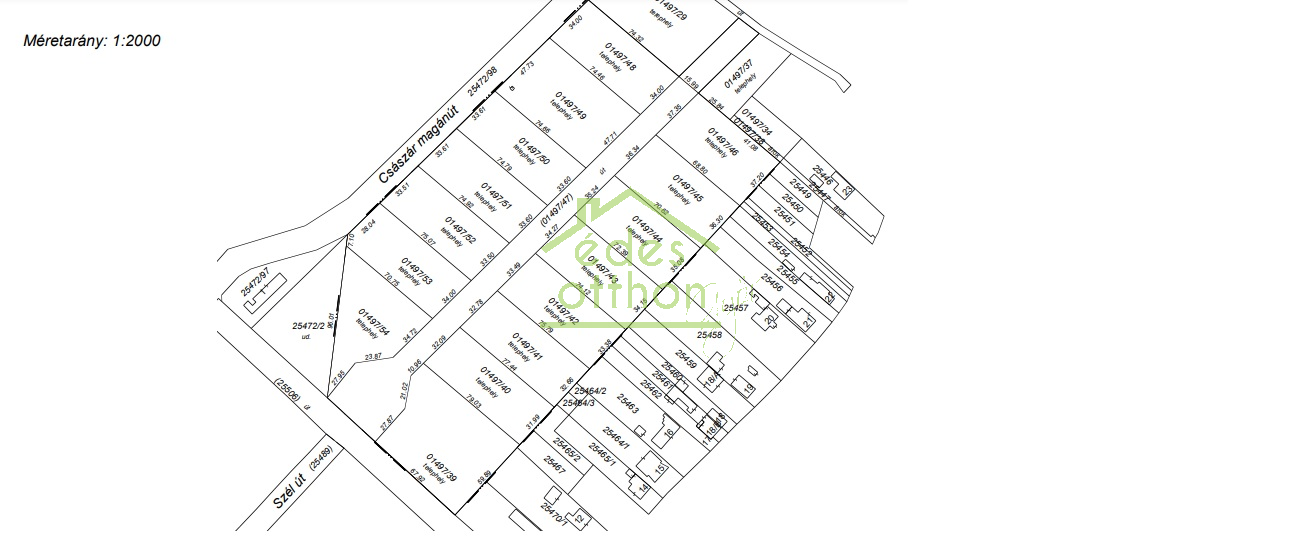 GKSZ besorolású telkek a Metro mellett!